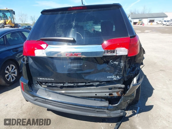 2017 GMC Terrain SLE with VIN 2GKFLSEK1H6265914, listed as a IAAI auction lot 42097155 with 121,905 mi miles. Bid and sale history available at carsss.com. Image 16.