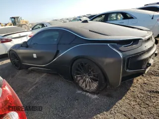 2016 BMW i8 z VIN WBY2Z2C52GV675555, wystawiony jako Copart lot #75122724 z przebiegiem Nie podano mil oraz Nie do naprawy • Non repairable. Historia ofert i sprzedaży dostępna na DreamBid. Obrazek 2.