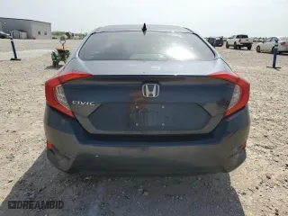2017 Honda Civic Sedan EX with VIN 19XFC2F71HE082499, listed as a Copart auction lot 50242775 with 66,717 mi miles and Salvage Title. Bid and sale history available at carsss.com. Image 6.