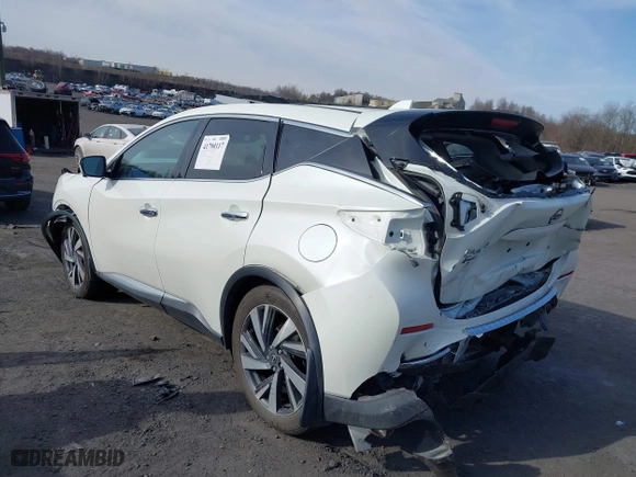 2023 Nissan Murano SL with VIN 5N1AZ2CS3PC134640, listed as a IAAI auction lot 41790117 with 18,532 mi miles. Bid and sale history available at carsss.com. Image 3.