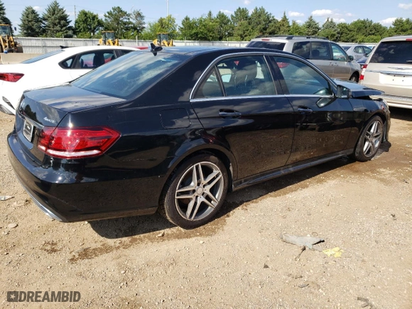 2015 Mercedes-Benz E-Class E 400 with VIN WDDHF6HB5FB109163, listed as a Copart auction lot 62724894 with 61,483 mi miles and Salvage Title. Bid and sale history available at carsss.com. Image 3.