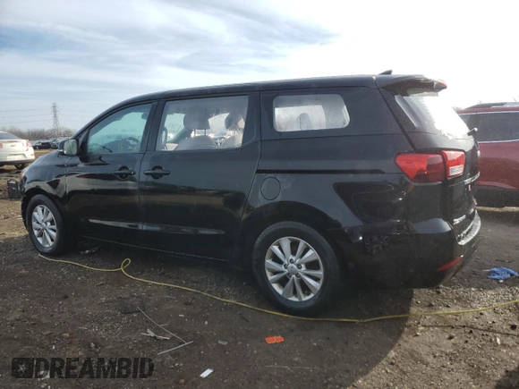 2016 Kia Sedona L with VIN KNDMA5C15G6138723, listed as a Copart auction lot 48953375 with 106,995 mi miles and Salvage Title. Bid and sale history available at DreamBid. Image 2.