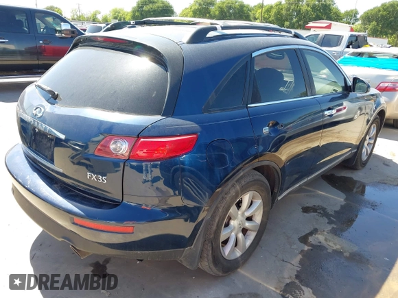 2005 Infiniti FX with VIN JNRAS08U35X101960, listed as a IAAI auction lot 42087971 with 158,766 mi miles and . Bid and sale history available at DreamBid. Image 4.