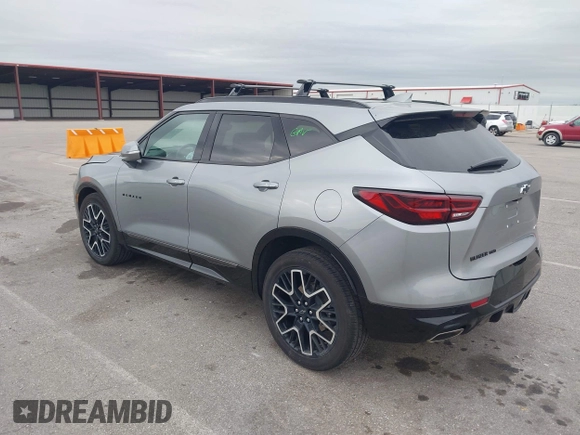 2023 Chevrolet Blazer RS with VIN 3GNKBKRS2PS216610, listed as a IAAI auction lot 42322283 with 16,340 mi miles and . Bid and sale history available at DreamBid. Image 3.