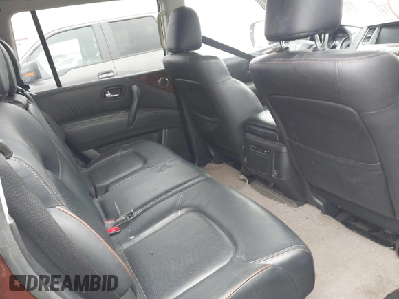 2018 Nissan Armada SL with VIN JN8AY2ND7J9050528, listed as a IAAI auction lot 41525232 with 106,179 mi miles and . Bid and sale history available at DreamBid. Image 8.