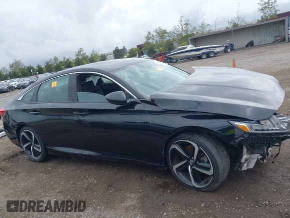 2019 Honda Accord Sport with VIN 1HGCV1F34KA027528, listed as a IAAI auction lot 42146346 with 51,221 mi miles and . Bid and sale history available at DreamBid. Image 14.