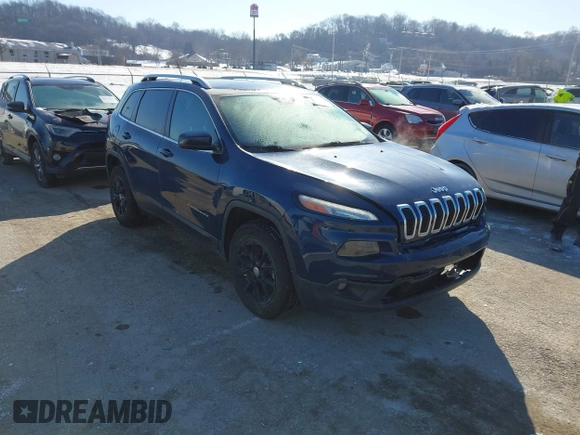 2018 Jeep Cherokee Latitude with VIN 1C4PJMCX6JD521729, listed as a IAAI auction lot 41641147 with 102,955 mi miles and . Bid and sale history available at DreamBid. Image 1.