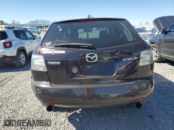 2007 Mazda CX-7 Sport with VIN JM3ER293070110133, listed as a Copart auction lot 47400555 with 146,819 mi miles and Salvage Title. Bid and sale history available at carsss.com. Image 6.