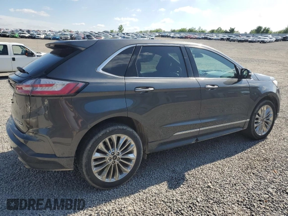2020 Ford Edge Titanium with VIN 2FMPK4K98LBB14497, listed as a Copart auction lot 56352365 with 50,865 mi miles and Salvage title. Bid and sale history available at DreamBid. Image 3.