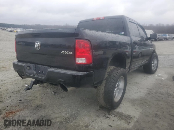 2014 Ram 1500 Express with VIN 1C6RR7KT8ES470115, listed as a Copart auction lot 46086305 with 100,036 mi miles and Salvage Title. Bid and sale history available at carsss.com. Image 3.