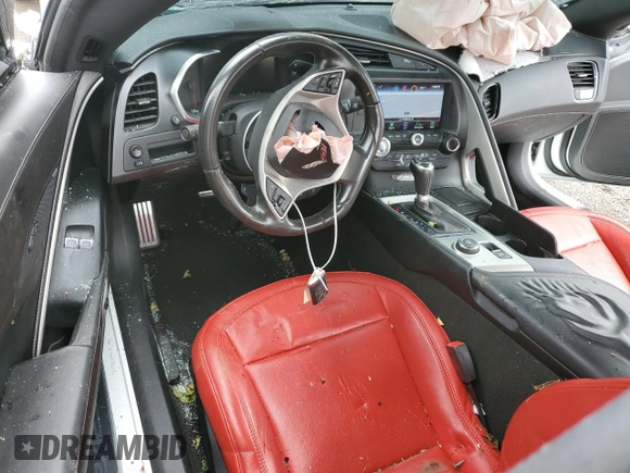 2016 Chevrolet Corvette 1LT with VIN 1G1YB2D76G5122190, listed as a Copart auction lot 66334334 with 32,918 mi miles and Salvage Title. Bid and sale history available at carsss.com. Image 8.