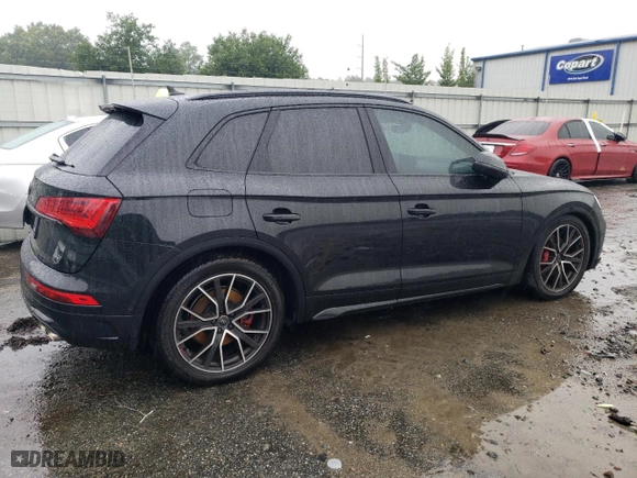 2024 Audi SQ5 Prestige with VIN WA1C4AFY8R2018925, listed as a Copart auction lot 66091634 with 5,836 mi miles and Salvage Title. Bid and sale history available at carsss.com. Image 3.