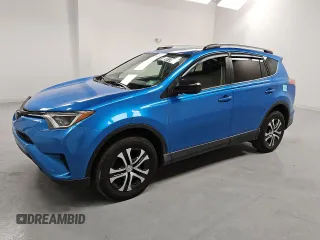 2018 Toyota RAV4 LE with VIN JTMBFREV5JD256838, listed as a Copart auction lot 48134385 with 59,831 mi miles and Clean Title. Bid and sale history available at DreamBid. Image 1.