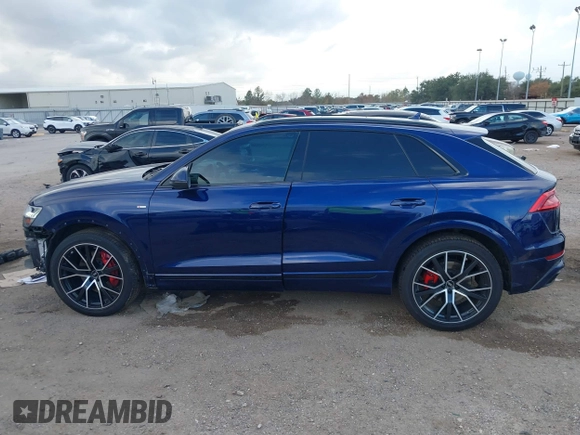 2022 Audi Q8 Prestige with VIN WA1FVBF14ND027851, listed as a IAAI auction lot 41155706 with 54,584 mi miles. Bid and sale history available at carsss.com. Image 15.