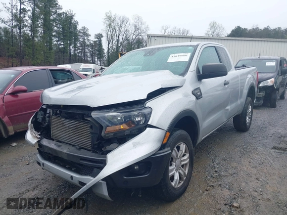 2019 Ford Ranger XL with VIN 1FTER1EH9KLA92761, listed as a IAAI auction lot 41849966 with 90,798 mi miles. Bid and sale history available at carsss.com. Image 2.