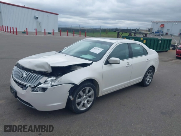 2010 Mercury Milan Premier with VIN 3MEHM0JG0AR615103, listed as a IAAI auction lot 42183046 with 76,589 mi miles and . Bid and sale history available at DreamBid. Image 2.