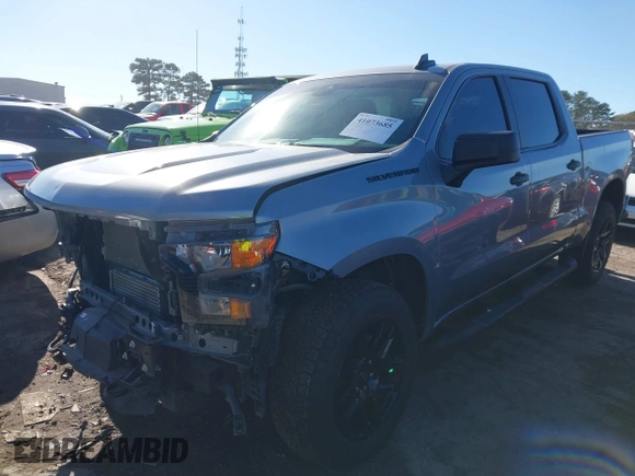 2024 Chevrolet Silverado 1500 Custom with VIN 1GCPDBEK4RZ233798, listed as a IAAI auction lot 41073685 with 33,194 mi miles and . Bid and sale history available at DreamBid. Image 17.