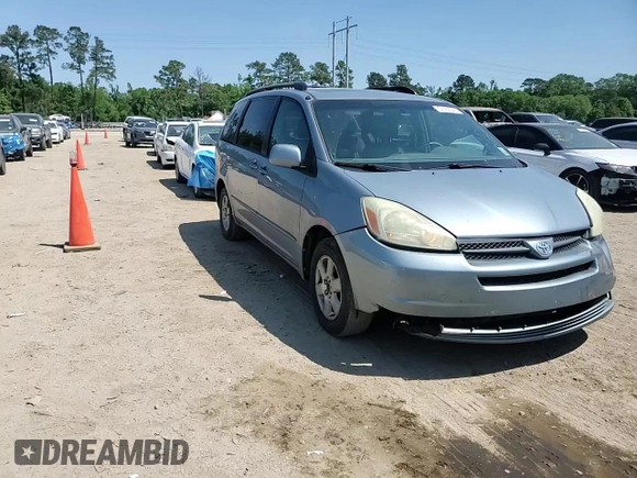 2004 Toyota Sienna XLE with VIN 5TDZA22CX4S081924, listed as a Copart auction lot 53162345 with 226,431 mi miles and Salvage Title. Bid and sale history available at DreamBid. Image 11.