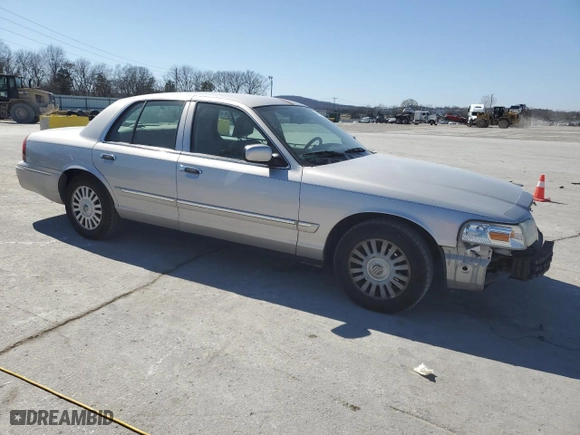 2007 Mercury Grand Marquis LS with VIN 2MEFM75V57X603726, listed as a Copart auction lot 48104695 with 190,615 mi miles and Salvage Title. Bid and sale history available at carsss.com. Image 4.