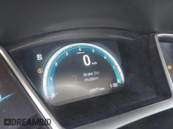 2016 Honda Civic Sedan EX with VIN 2HGFC2F74GH563268, listed as a IAAI auction lot 41805038 with 125,577 mi miles. Bid and sale history available at carsss.com. Image 7.