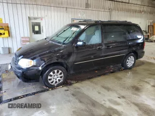 2005 Kia Sedona LX with VIN KNDUP131356663462, listed as a Copart auction lot 78037404 with 131,793 mi miles and Salvage Title. Bid and sale history available at carsss.com. Image 1.