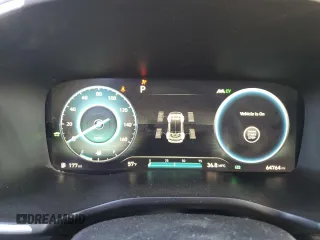 2021 Hyundai Santa Fe Hybrid Blue with VIN KM8S2DA1XMU011812, listed as a Copart auction lot 76833204 with 64,764 mi miles and Salvage Title. Bid and sale history available at carsss.com. Image 9.