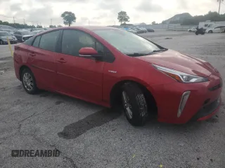 2019 Toyota Prius LE with VIN JTDL9RFU6K3005786, listed as a Copart auction lot 60037615 with 61,298 mi miles and Salvage title. Bid and sale history available at DreamBid. Image 4.