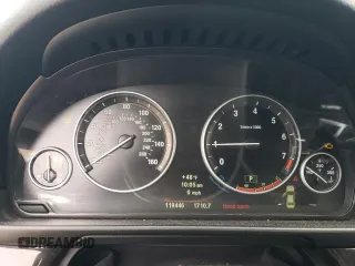 2013 BMW 5 Series 528i xDrive with VIN WBAXH5C50DD113325, listed as a Copart auction lot 49033955 with 119,446 mi miles and Salvage Title. Bid and sale history available at carsss.com. Image 9.