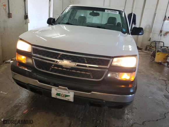 2006 Chevrolet Silverado 1500 Work Truck with VIN 3GCEC14X86G258958, listed as a Copart auction lot 52759495 with 87,876 mi miles and Salvage Title. Bid and sale history available at carsss.com. Image 5.