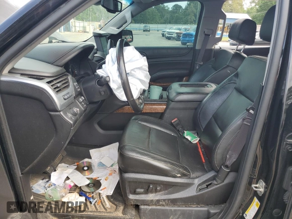 2016 Chevrolet Tahoe LTZ with VIN 1GNSCCKCXGR264655, listed as a Copart auction lot 57456625 with 237,621 mi miles and Salvage title. Bid and sale history available at DreamBid. Image 7.