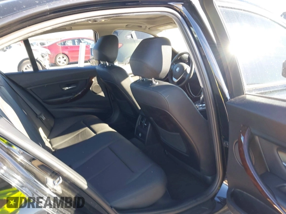 2015 BMW 3 Series 328i with VIN WBA3A5C58FF609161, listed as a IAAI auction lot 41162704 with 117,190 mi miles. Bid and sale history available at carsss.com. Image 8.