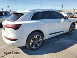 2021 Audi e-tron Premium Plus with VIN WA1LAAGE6MB001790, listed as a Copart auction lot 80484104 with 38,455 mi miles and Salvage title. Bid and sale history available at DreamBid. Image 3.