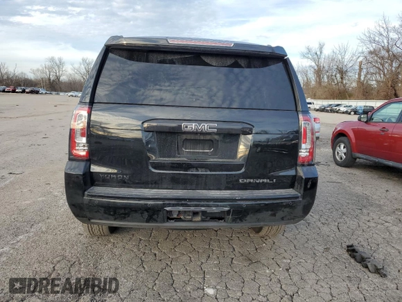 2016 GMC Yukon Denali with VIN 1GKS2CKJ1GR354386, listed as a Copart auction lot 80504333 with 118,258 mi miles and Salvage Title. Bid and sale history available at carsss.com. Image 6.