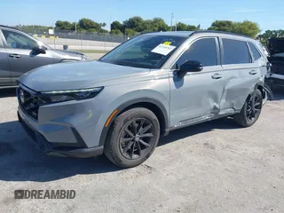 2024 Honda CR-V Sport with VIN 7FARS5H53RE025850, listed as a IAAI auction lot 41740782 with 27,398 mi miles and . Bid and sale history available at DreamBid. Image 17.