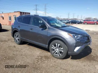 2017 Toyota RAV4 LE with VIN JTMBFREV8HJ702069, listed as a Copart auction lot 48809205 with 27,152 mi miles and Salvage Title. Bid and sale history available at carsss.com. Image 4.
