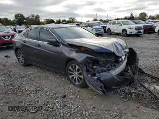 2015 Acura TLX Tech with VIN 19UUB1F59FA007473, listed as a Copart auction lot 74054264 with 129,312 mi miles and Salvage Title. Bid and sale history available at carsss.com. Image 4.