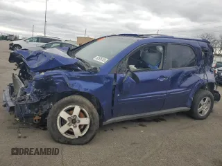 2006 Chevrolet Equinox LT with VIN 2CNDL73F166017421, listed as a Copart auction lot 52535105 with 0 mi miles and Salvage Title. Bid and sale history available at carsss.com. Image 1.