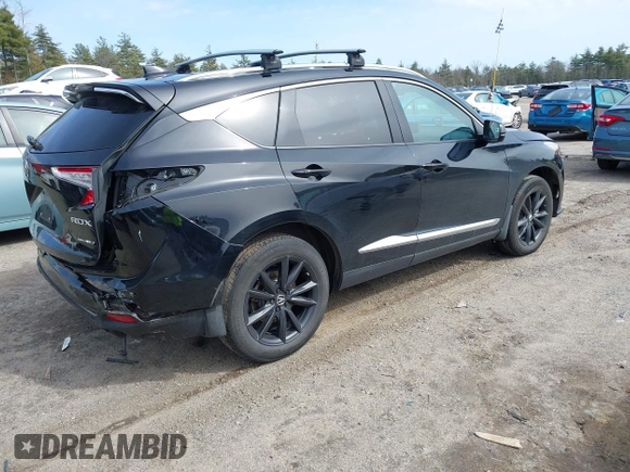 2019 Acura RDX w/Technology Pkg with VIN 5J8TC2H57KL008535, listed as a IAAI auction lot 41940688 with 36,021 mi miles. Bid and sale history available at carsss.com. Image 4.