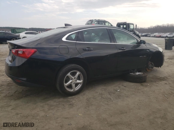 2016 Chevrolet Malibu LS with VIN 1G1ZB5ST3GF301867, listed as a Copart auction lot 44506605 with 68,250 mi miles and Salvage Title. Bid and sale history available at carsss.com. Image 3.