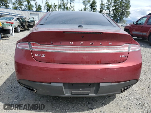 2016 Lincoln MKZ Hybrid z VIN 3LN6L2LU8GR627840, wystawiony jako Copart lot #61486675 z przebiegiem 61 690 mil mil oraz Szkoda całkowita • Salvage title. Historia ofert i sprzedaży dostępna na DreamBid. Obrazek 6.