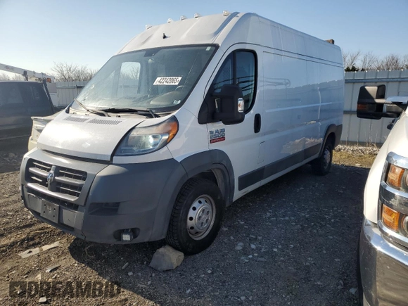 2017 Ram ProMaster Cargo with VIN 3C6TRVDGXHE503231, listed as a Copart auction lot 52055375 with 171,052 mi miles and Salvage Title. Bid and sale history available at carsss.com. Image 1.