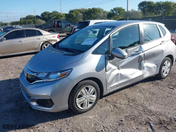 2019 Honda Fit LX with VIN 3HGGK5H45KM727956, listed as a IAAI auction lot 41673257 with 30,441 mi miles. Bid and sale history available at carsss.com. Image 2.