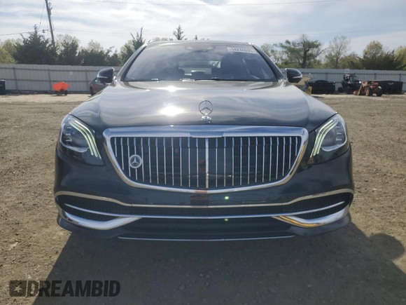 2020 Mercedes-Benz S-Class Maybach S 560 with VIN W1KUX8GB0LA558390, listed as a Copart auction lot 54248695 with 21,157 mi miles and Non Repairable. Bid and sale history available at carsss.com. Image 5.