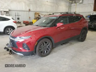 2021 Chevrolet Blazer LT with VIN 3GNKBHRS6MS525754, listed as a Copart auction lot 60869885 with 45,500 mi miles and Non repairable. Bid and sale history available at DreamBid. Image 1.