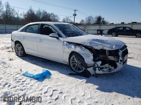 2020 Audi A4 Premium with VIN WAUDNAF45LN014208, listed as a Copart auction lot 89218695 with Not provided miles and Salvage title. Bid and sale history available at DreamBid. Image 4.