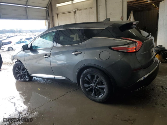 2017 Nissan Murano SL with VIN 5N1AZ2MH6HN166328, listed as a Copart auction lot 45235875 with 84,349 mi miles and Salvage Title. Bid and sale history available at carsss.com. Image 2.