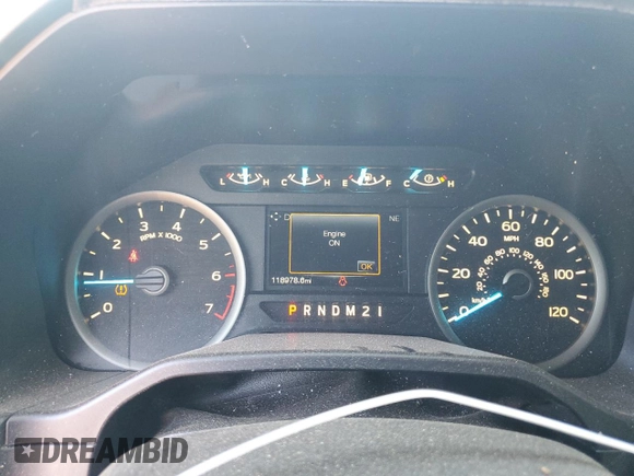 2016 Ford F-150 XL with VIN 1FTNF1EF4GKE41328, listed as a Copart auction lot 77177414 with 118,978 mi miles and Salvage title. Bid and sale history available at DreamBid. Image 9.