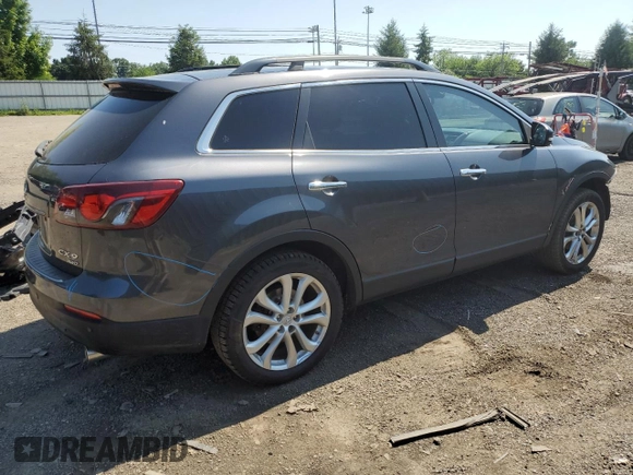 2013 Mazda CX-9 Grand Touring with VIN JM3TB3DV0D0405657, listed as a Copart auction lot 62142165 with 77,951 mi miles and Salvage title. Bid and sale history available at DreamBid. Image 3.