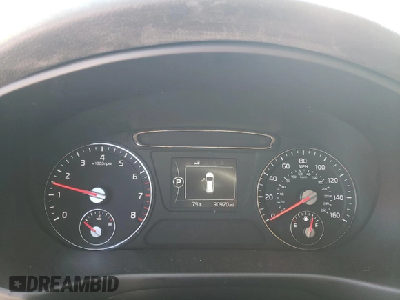 2018 Kia Sorento LX with VIN 5XYPG4A3XJG399361, listed as a Copart auction lot 46844625 with 90,970 mi miles and Salvage Title. Bid and sale history available at carsss.com. Image 9.