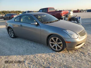 2006 Infiniti G35 Coupe with VIN JNKCV54E56M709136, listed as a Copart auction lot 83670934 with 0 mi miles and Non Repairable. Bid and sale history available at carsss.com. Image 4.